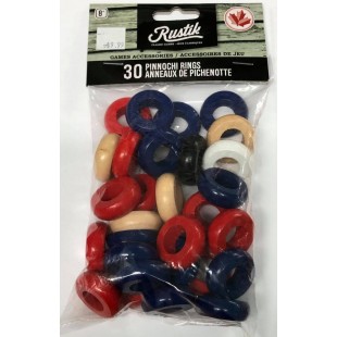 Rustik - Accessoires de jeu pichenotte - 30 anneaux